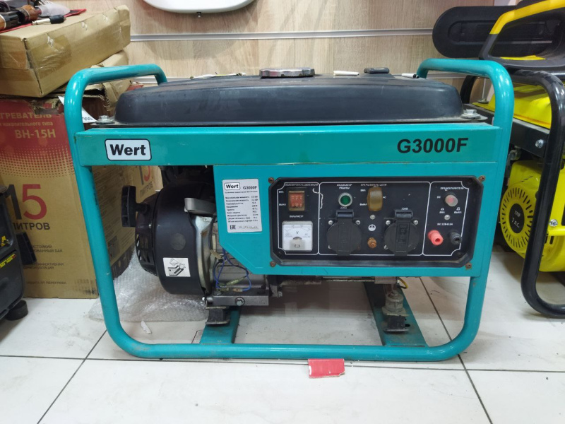 Бензогенератор Wert G3000F