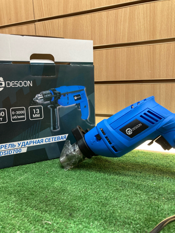 Дрель DESOON 700 W УДАРНАЯ