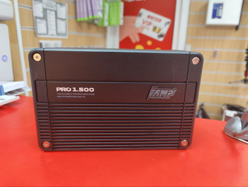 Авто усилитель AMP AmPro PRO 1.500