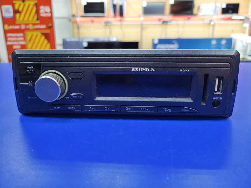 Автомагнитола МАГНИТОЛА Supra SFD-50U