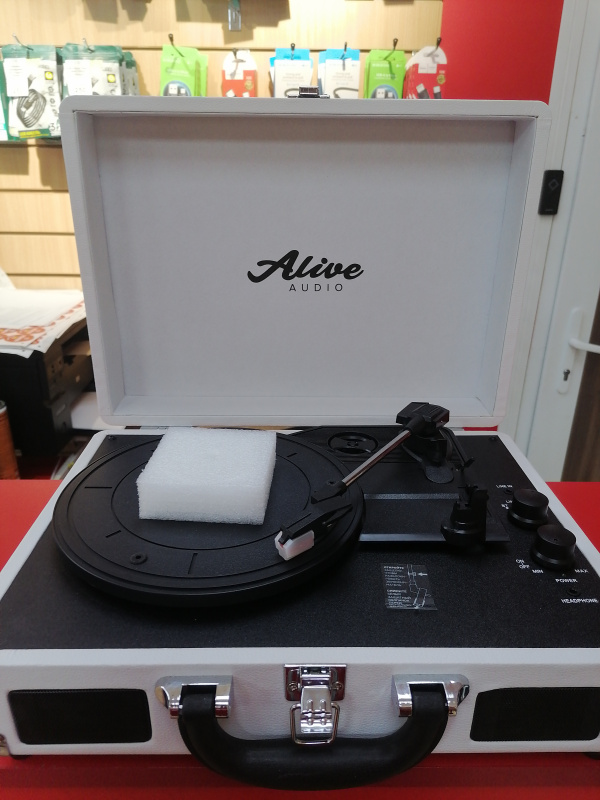 виниловый проигрыватель Alive GLM-01
